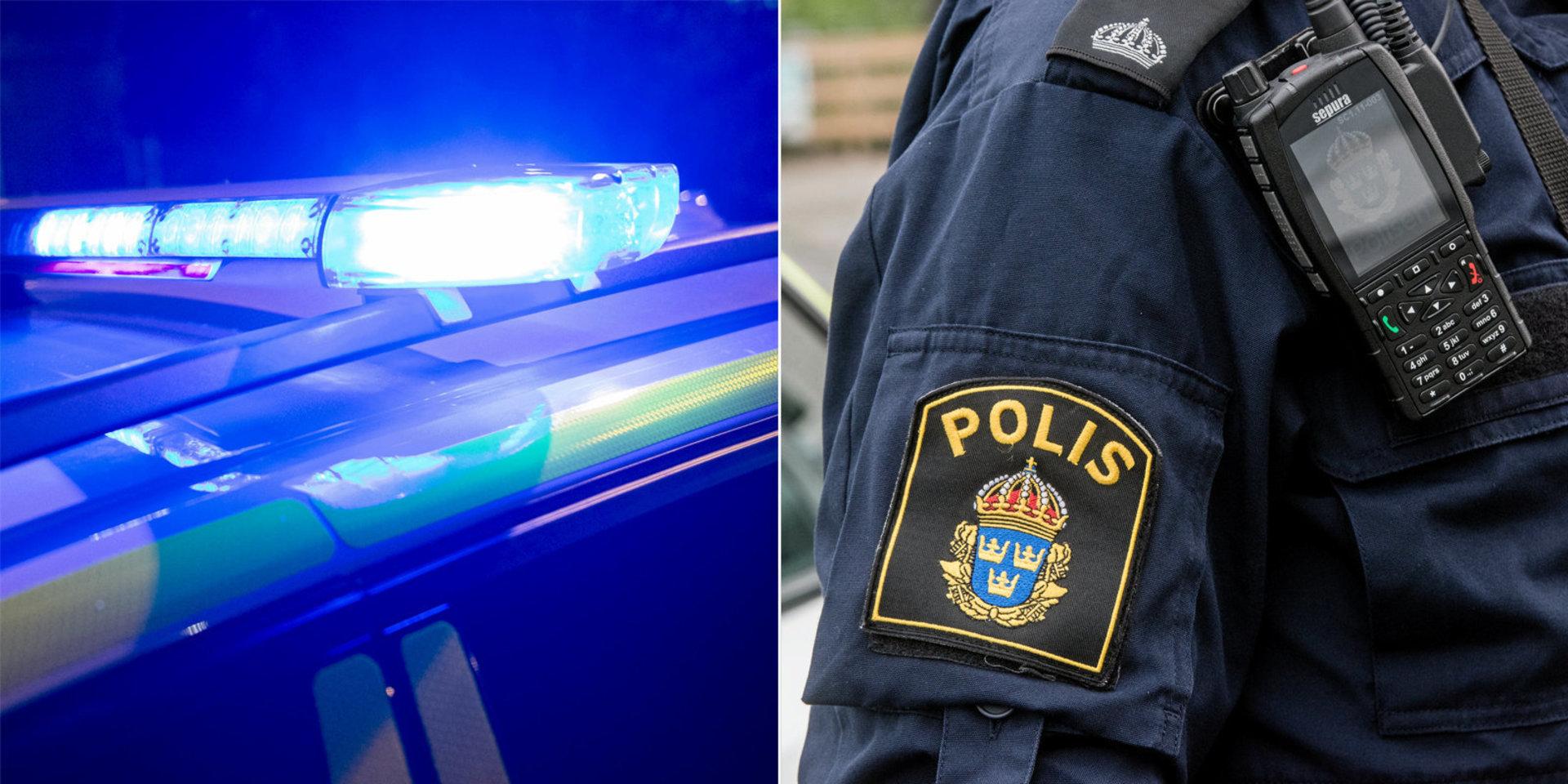 På tisdagskvällen stoppade polisen en a-traktor för kontroll. Arkivbild.