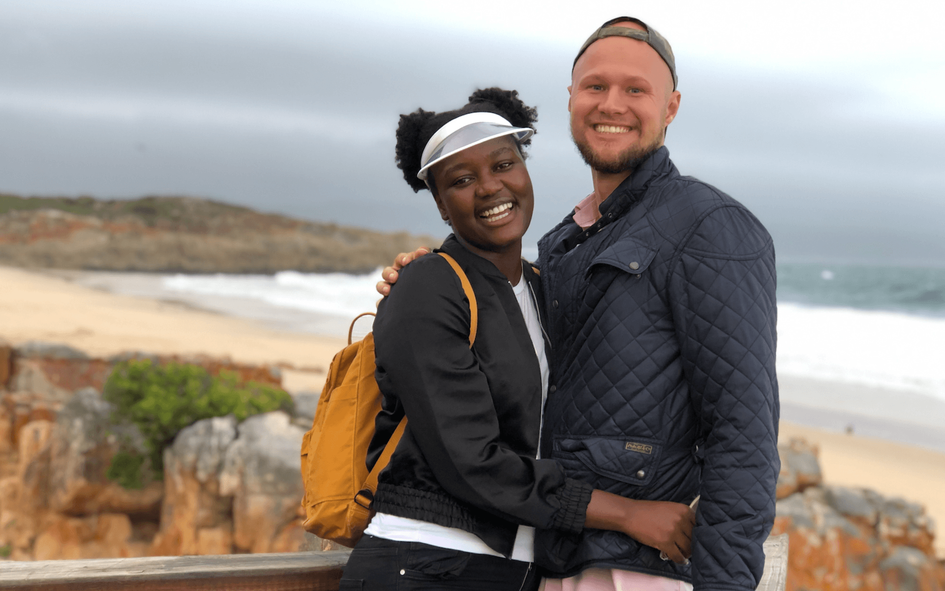 Desiree och Daniel i Plettenbergbay 2019. Bild: Privat.